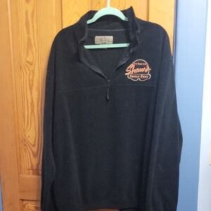 Men's Shaw's Crab House "Smelt Fest" Quarter Zip Fleece Pullover